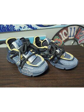 Lacoste Men's L003 Active Runway Textile Sneakers Navy/Black Size 7 UK 6 EU 39.5